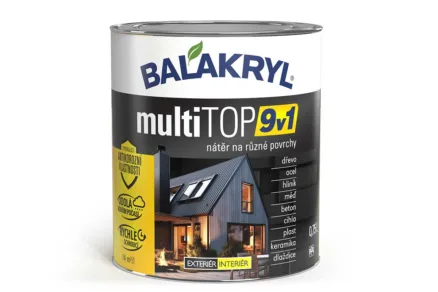Multifunkčná vodou riediteľná farba Balakryl MultiTop 9v1