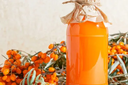 Domáci rakytníkový sirup