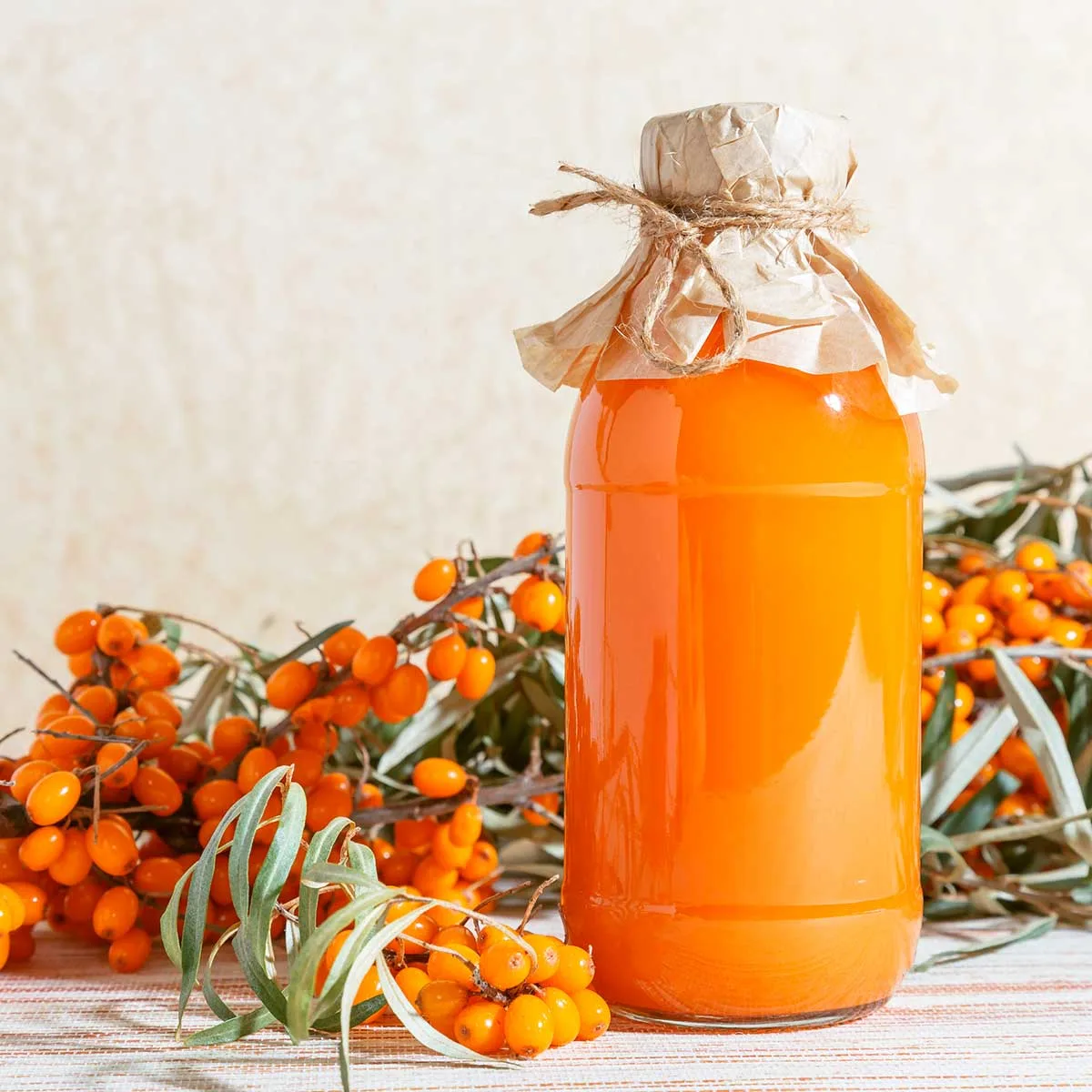 Domáci rakytníkový sirup